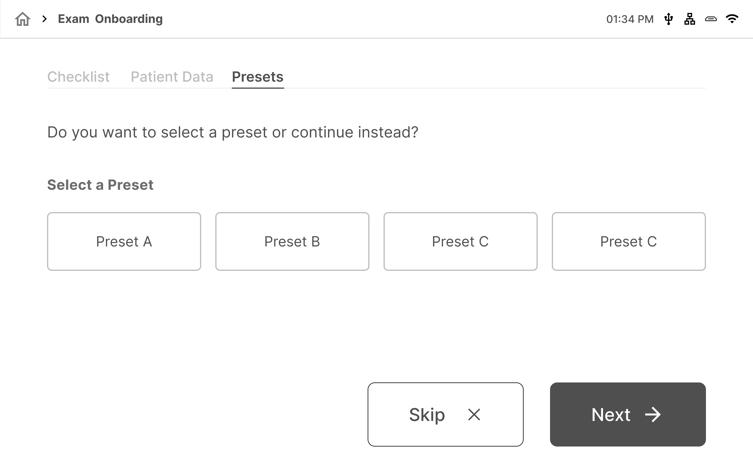 presets